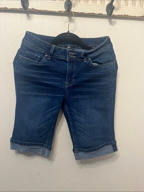 VENUS Dark Blue Denim Bermuda Shorts